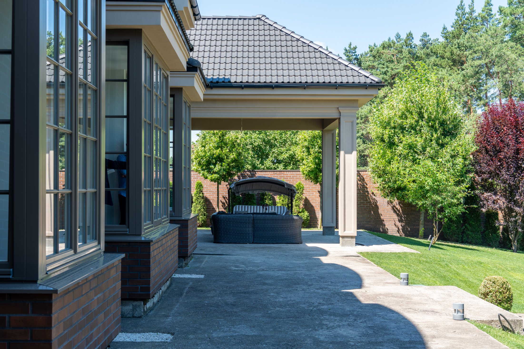 Patio Terrace in Summer